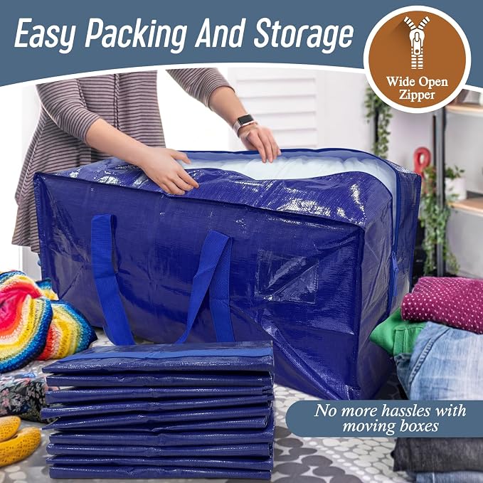 12 Pack Extra Heavy Duty Large Moving Bags - Image 5