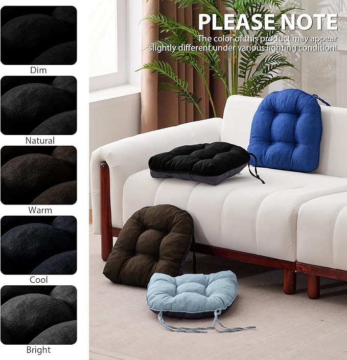 IASEAHK Chair Cushions for Dining Chairs, Seat Cushions for Kitchen Chairs - Image 7
