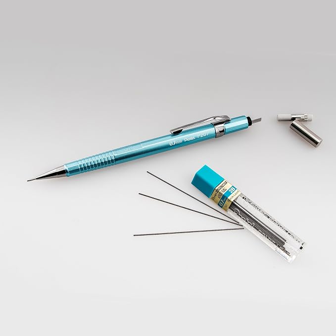 Pentel Sharp Mechanical Pencil, Medium Line, Metallic Barrel - Image 5