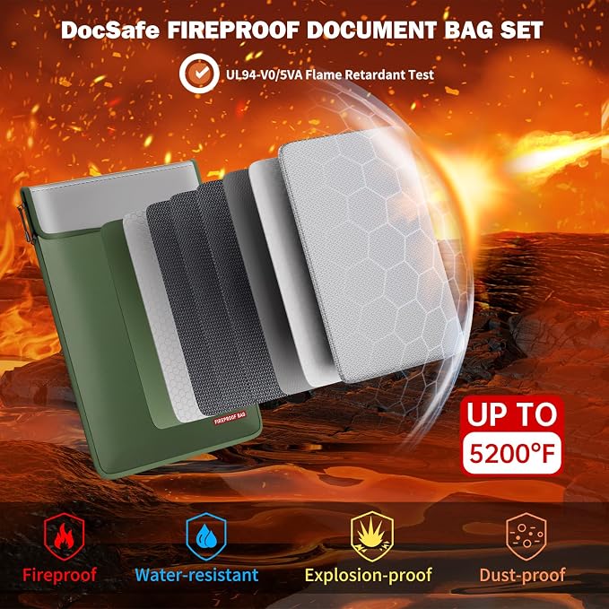 DocSafe Fireproof Document Bag - Image 2