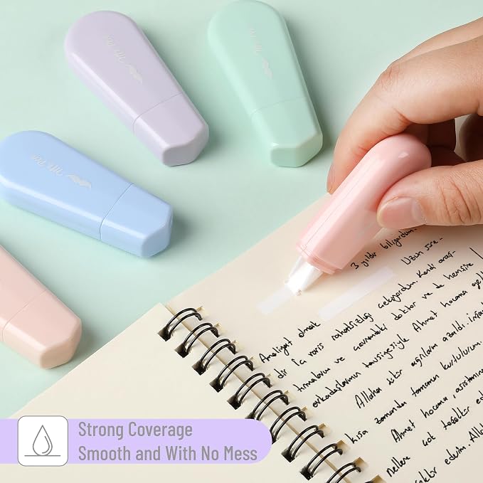 Mr. Pen- Aesthetic Correction Tape, 0.2" x 197", Pastel Colors | Cute - Image 4