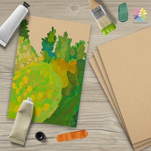 Mat Board Center, 50 Corrugated Cardboard Sheets 6x9 Inches Flat Card Board - Image 7