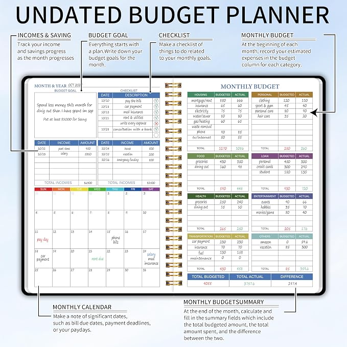Budget Planner - Monthly Financial Planner Organizer - Image 2