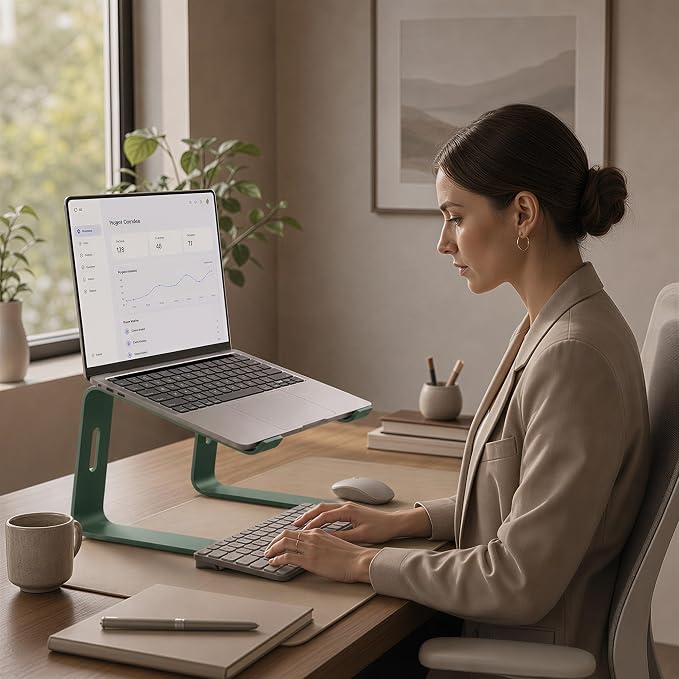 Orionstar Ergonomic Laptop Stand, Premium 5mm Aluminum Riser - Image 7