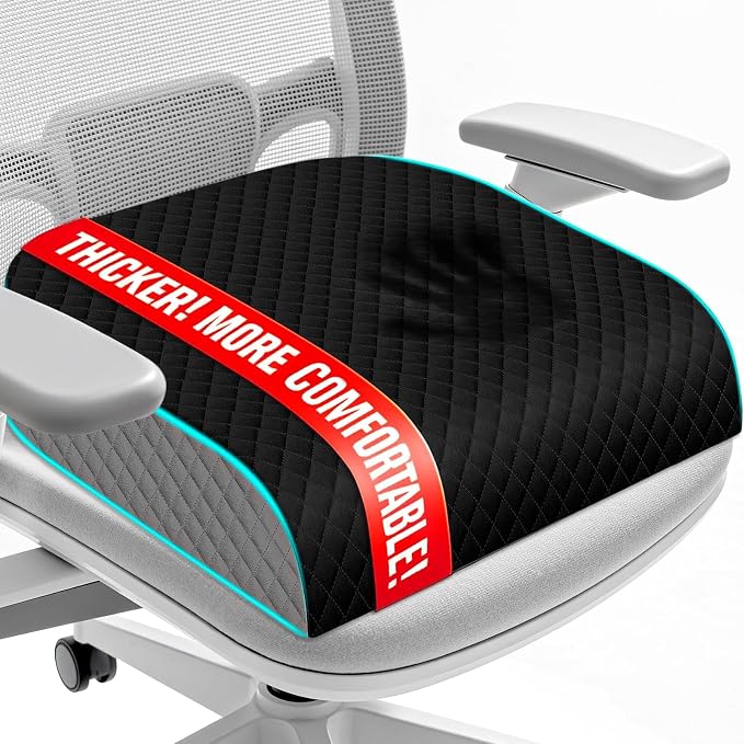 Seat Cushion for Office Chair, Memory Foam Chair Cushions, Car Seat Cushion for by Unknown