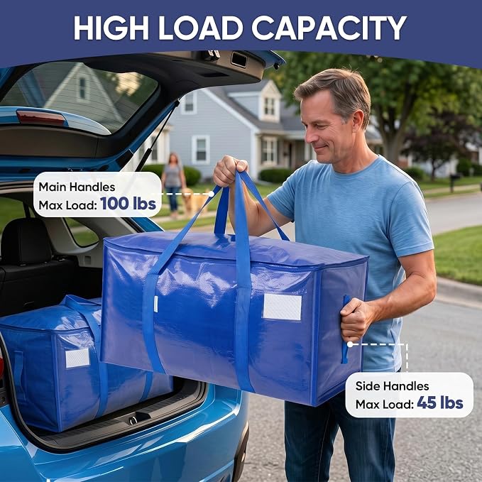 TICONN 6 Pack Extra Large Moving Bags Heavy Duty - Image 10