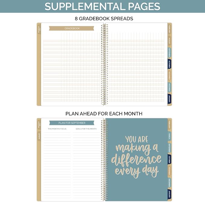 bloom daily planners Undated Academic Year Teacher Planner & Calendar - Image 7