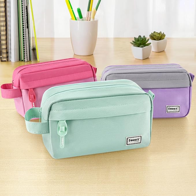 Sooez Original High Capacity Pencil Case, Big Pencil Bag Pouch Box Organizer - Image 5