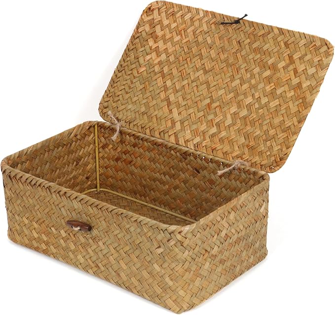 FEIALNDUO Wicker Shelf Baskets by FEILANDUO