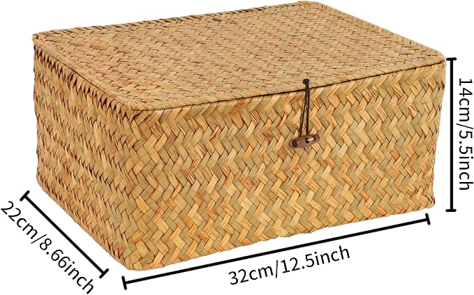 FEIALNDUO Wicker Shelf Baskets - Image 4