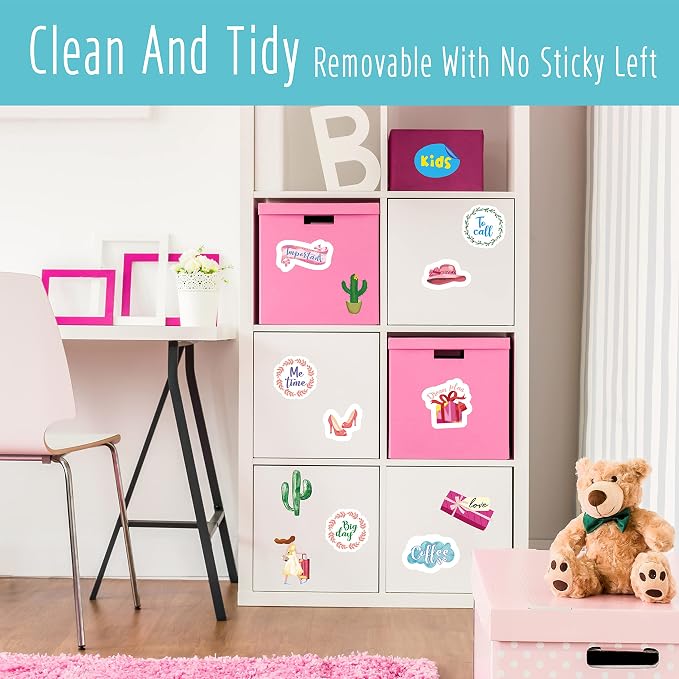 80 PCS Printable Sticker Paper, 20 Sheets Letter Size White Matte Sticker Paper - Image 3
