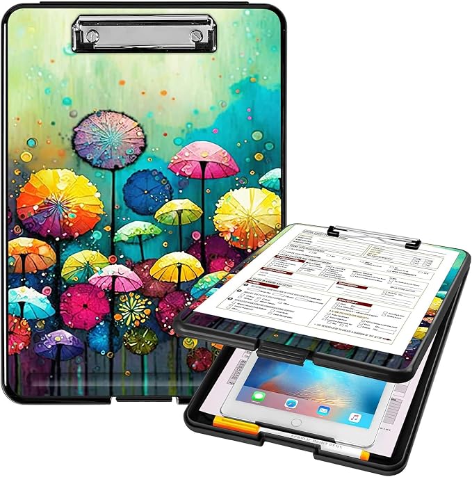A4 Clipboards, Heavy Duty Waterproof Nursing Plastic Folder Clipboard by Unknown