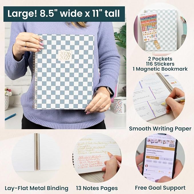 bloom daily planners 2026-2027 Planner 13 Month Academic Year Organizer - Image 5