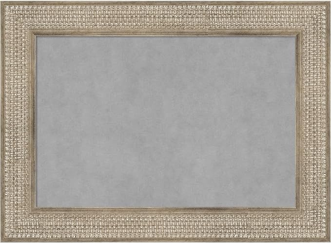 Amanti Art Silver Framed Magnetic Board 22x30 Medium Vision Board by AmantiArt