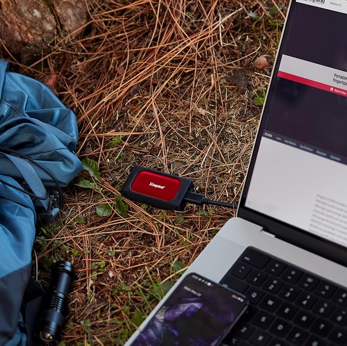 Kingston XS1000R 1TB SSD | Pocket-Sized | USB 3.2 Gen 2 | External Solid State Drive | Up to 1050MB/s | SXS1000R/1000G-DeskLoop Office