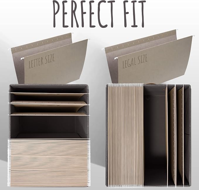 Decorative File Organizer Box Set of 2 - Image 5