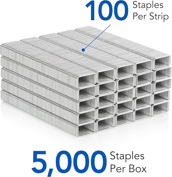 Swingline Staples, Heavy Duty, 1/4" Length, 25 Sheet Capacity, 1 Pack - Image 3