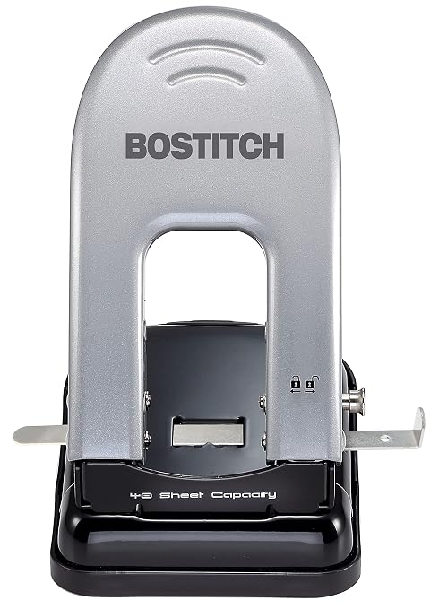 Bostitch Office Indulge 40 Reduced Effort 2-Hole Punch, 40 Sheets - Image 3