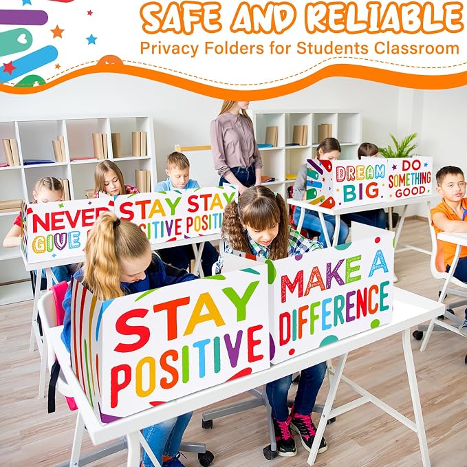 Honoson 24 Pcs Bulk Inspirational Privacy Folders - Image 4