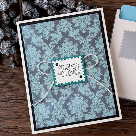 BAOFALI 2Pcs/Set Stamp Puncher 1.25x1.5inch &1x0.8inch Rectangular Postage - Image 9
