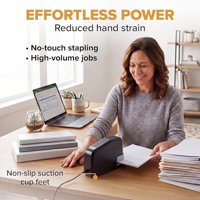 Bostitch Office Impulse Heavy Duty Electric Stapler Value Pack, 45 Sheet - Image 6