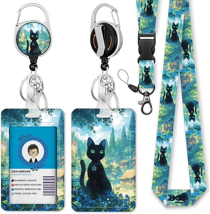Giancomics Lanyards for Id Badges, Anime Lanyard by Giancomics