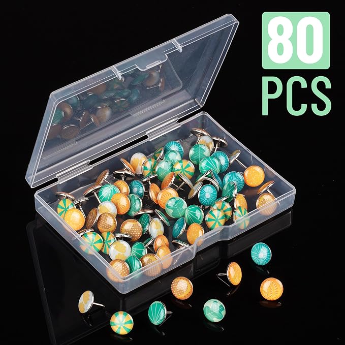 Mr. Pen- Decorative Push Pins, 8 Unique Designs, Botanic Bloom | Cute Push Pins - Image 2