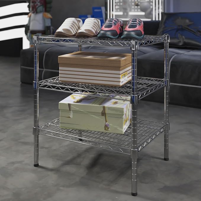 Regal Altair 18" Deep x 24" Wide x 27" Height Wire Shelving Kit | 3-Tier | NSF - Image 2