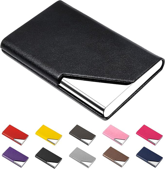 Padike Business Card Holder, Upgraded Leather Business Card Case Pocket Card by padike