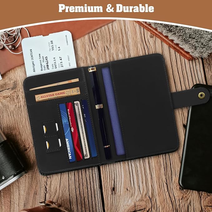 Jack&Chris Genuine Leather Handmade Passport Holder - Image 7