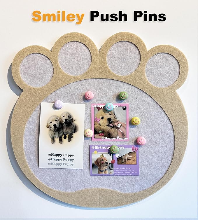Smiley Face Decorative Push Pins, Cute Bulletin Board Push Pins, Thumbtacks - Image 8