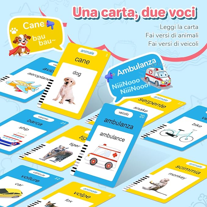 Italian & English Talking Flash Cards - Image 6