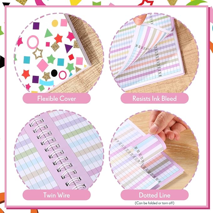 Fuyoooo Teacher Record Book Teacher Grade Books 2026-2027 Spiral Bound Record - Image 3