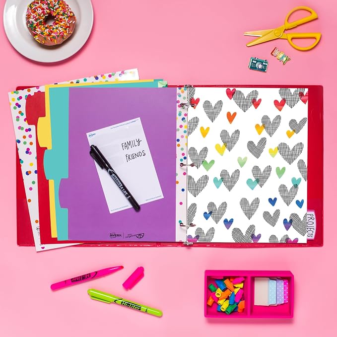 Avery + Amy Tangerine Designer Collection Big Tab Dividers - Image 5