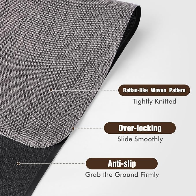 Blvornl Office Chair Mat for Hardwood Floor, Large Anti-Slip Hard Floor - Image 2