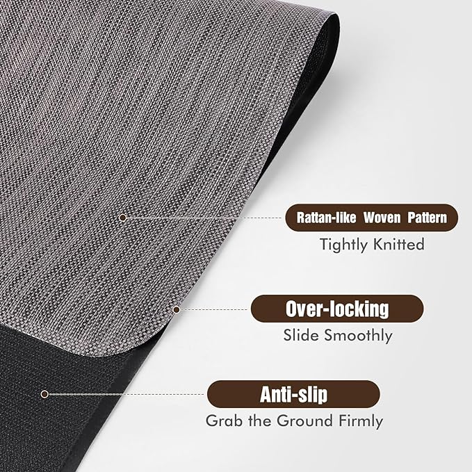 Blvornl Office Chair Mat for Hardwood Floor, Large Anti-Slip Hard Floor - Image 5