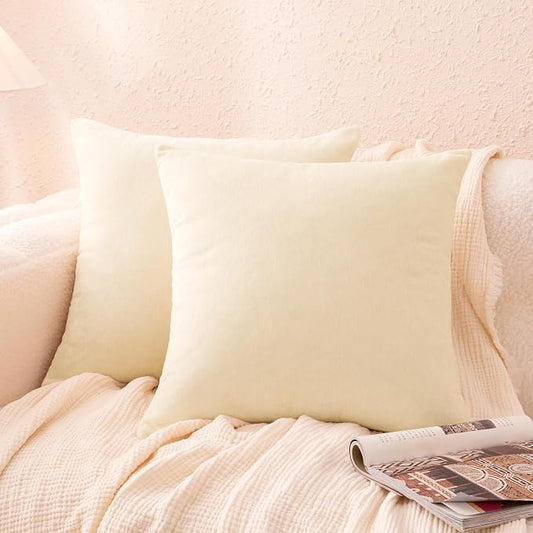 Amazon Basics Chenille Throw Pillow Covers, Home Decor Cushion Cover by AmazonBasics