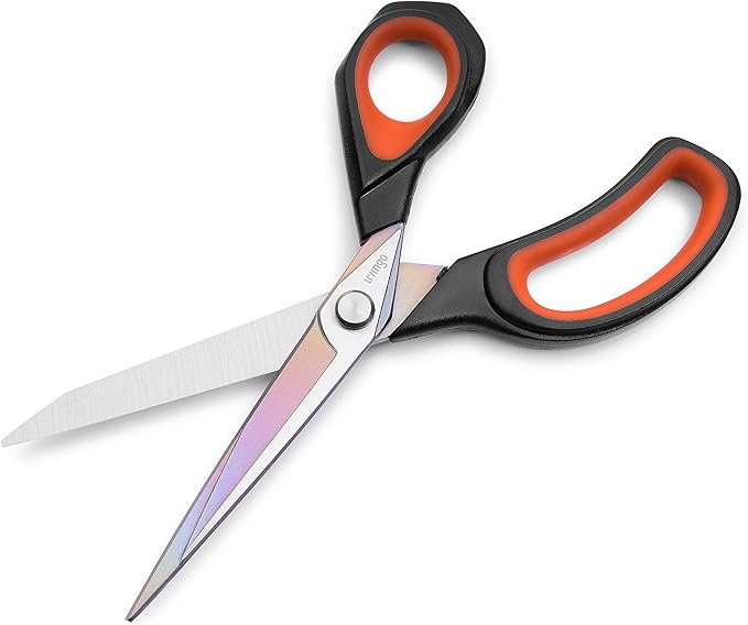 LIVINGO Premium Tailor Scissors Heavy Duty Multi-Purpose Titanium Coating - Image 2