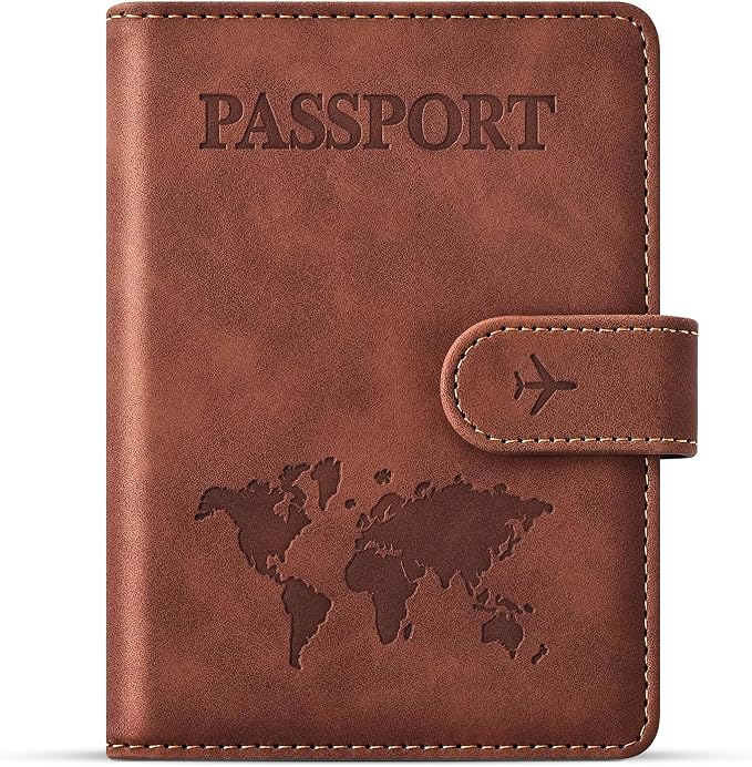 Passport Holder for Travel Essentials, Passport Wallet Cover Case for Travel by Unknown