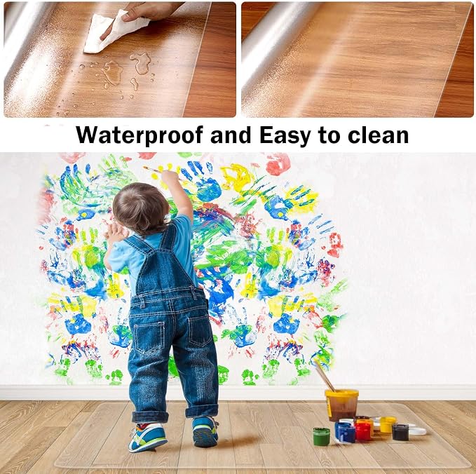 Clear Chair Mat for Hardwood Floors 36"x48" - Image 3
