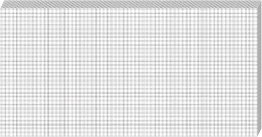 Fuyoooo 25 Sheet Graph Paper Pad 24" x 48" Large Graph 1" and 1/4" Ruled Grid by Fuyoooo