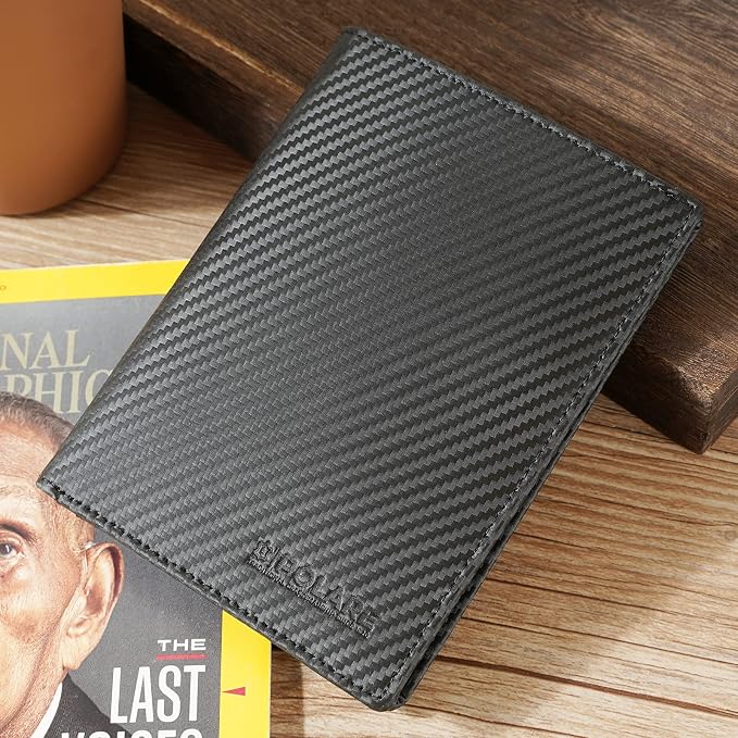 Polare Luxury RFID Blocking Leather Passport Holder Travel Wallet - Image 2