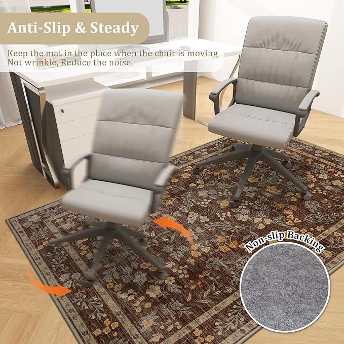chakme Office Chair Mat for Hardwood Floor, Machine Wash - Image 5