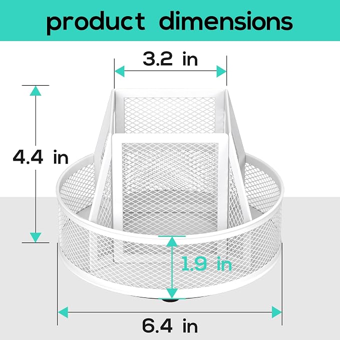 YINGHUA Metal Mesh Desk Organizer - Image 2