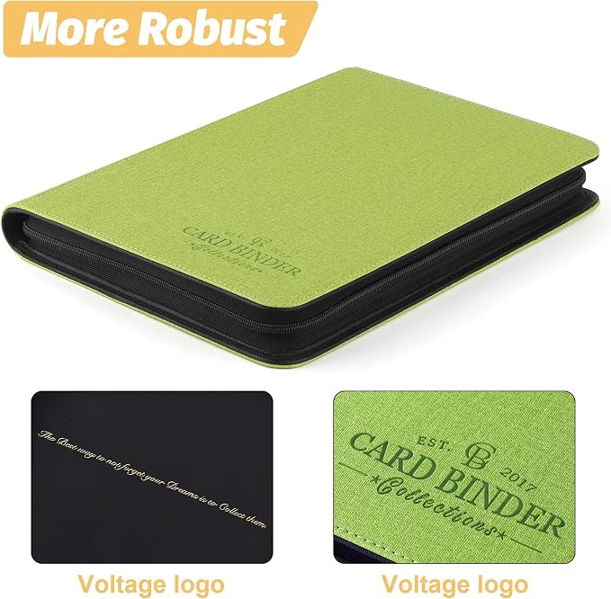 Trading Card Binder, Card Collection Binder Album Folder - Image 3
