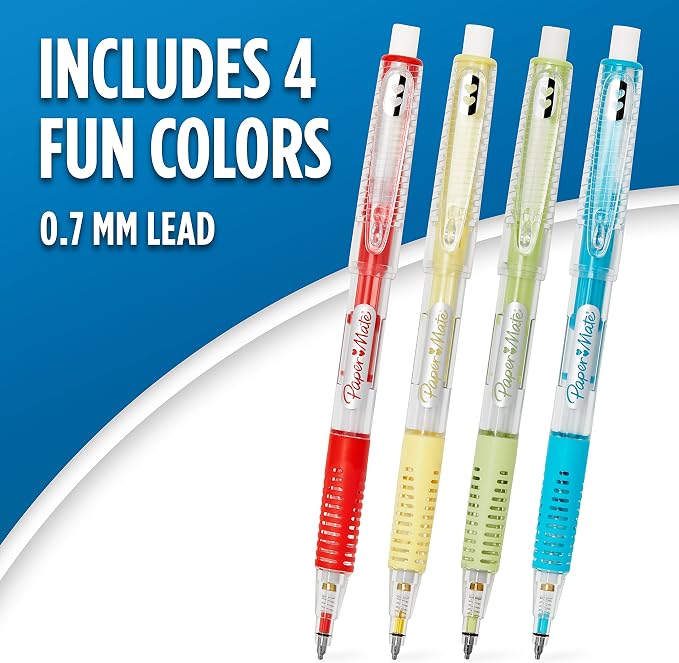 Paper Mate Clearpoint Mechanical Pencils, 0.7mm Break-Resistant HB #2 Lead - Image 4