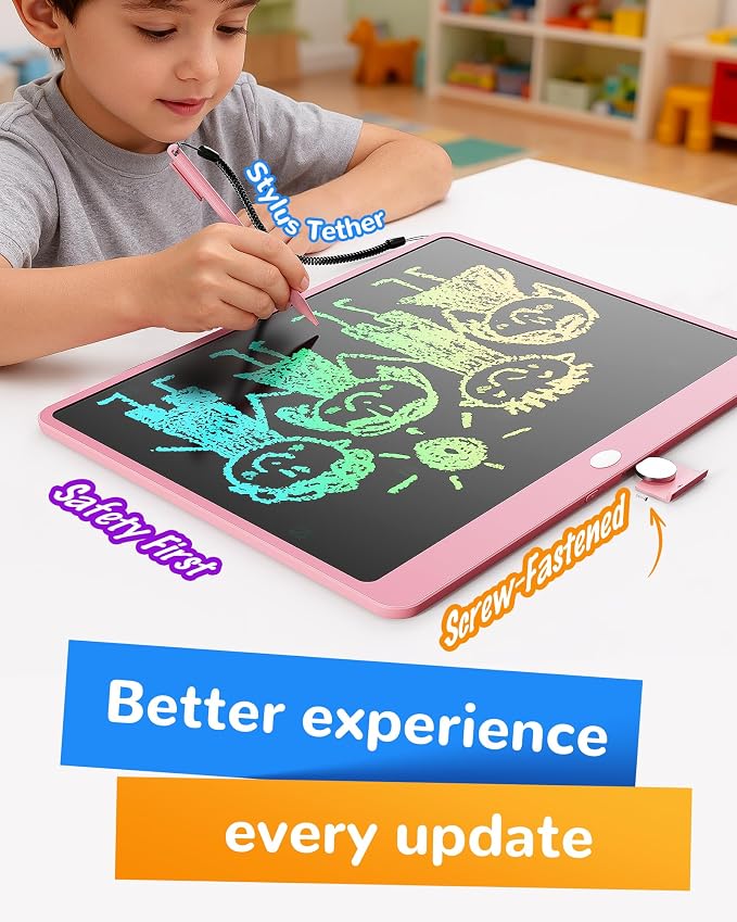 KOKODI LCD Writing Tablet, 16 Inch Colorful Toddler Doodle Board Drawing Tablet - Image 3