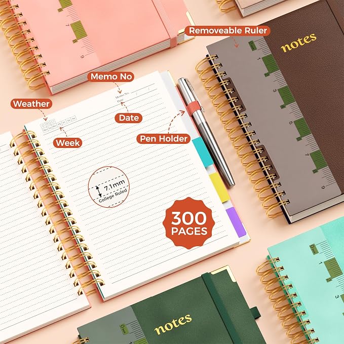 Line Hardcover Spiral Notebook - Image 6
