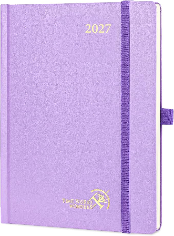 POPRUN 2027 Planner Weekly and Monthly, 6.5" x 8.75" Calendar, Jan 2027- Dec by POPRUN