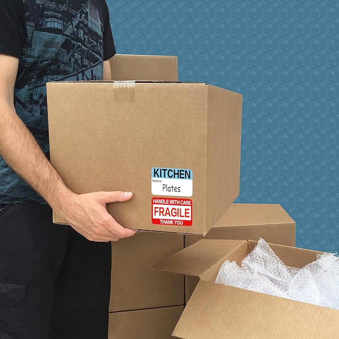 1200 Count 3 x 2 Inch Large Home Moving Packing Box Labels - Image 6